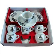 Bialetti Espresso sześć filiżanek Carosello