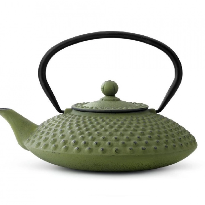 Bredemeijer Xilin żeliwny zaparzacz do herbaty zielony