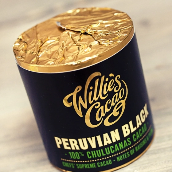 WILLIE'S CACAO Cylinder czekoladowy Peruvian Black 100% Chulucanas