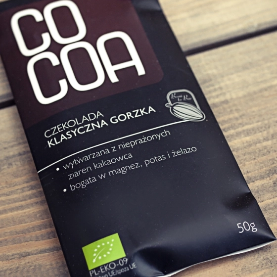 COCOA Czekolada gorzka klasyczna BIO 50g
