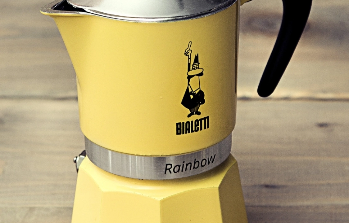 Bialetti Rainbow żółta pojemność 3 espresso