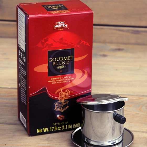 Zestaw kawa Phin Gourmet Blend i zaparzacz Phin pojemność 140 ml