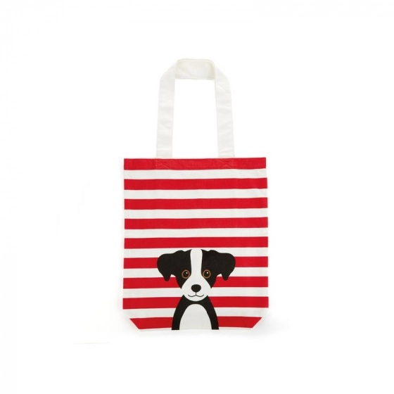 Catseye torba z psem kolor czerwona