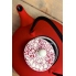 Bredemeijer Yantai żeliwny zaparzacz do herbaty z porcelanową przykrywką pojemność 1,2 l kolor czerwony