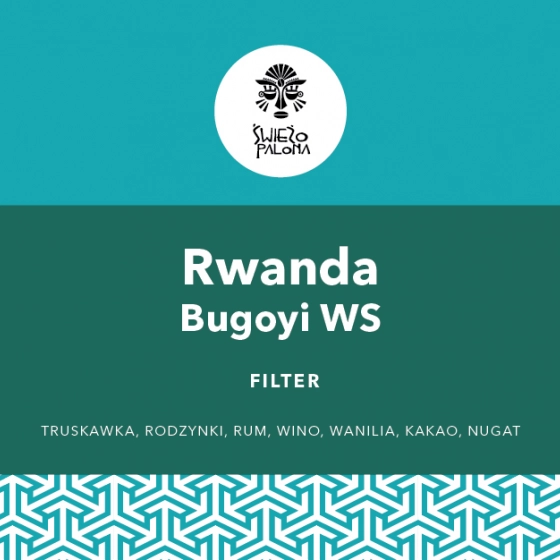 Rwanda Bugoyi Natural Red Bourbon waga 250g mielenie przelewowy / drip / chemex