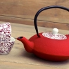 Zestaw Bredemeijer Yantai żeliwny zaparzacz do herbaty i czarki