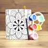 Art & Colour Kubek do malowania lilia