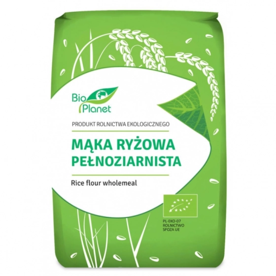 Bio Planet Mąka ryżowa pełnoziarnista BIO 1kg