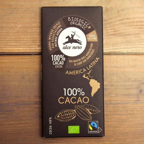 Alce Nero Tabliczka gorzka 100% kakao BIO 50g