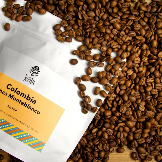 Colombia Finca Monteblanco Citric Washed waga 200g mielenie moka (kawiarka)
