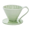 CAFEC Dripper ceramiczny Arita Flower pojemność 4 filiżanki kolor zielony