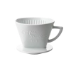 CAFEC Dripper ceramiczny trapezowy Arita 102 pojemność 3-5 filiżanek kolor biały
