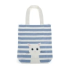 Catseye torba z kotem kolor niebieska