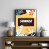 Plakat Świeżo Palona Summer Coffee rozmiar A3