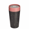 Kubek Circular Cup pojemność 340ml kolor czarno - różowy