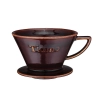 Tiamo dripper ceramiczny 1-4 filiżanki kolor brązowy