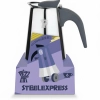 Pezzetti Steelexpress kawiarka stalowa na indukcję pojemność 6 tz / 300 ml kolor srebrna