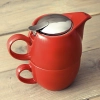 Tea for One dzbanek z filiżanką 450ml kolor czerwony