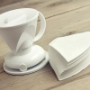 Clever Coffee Dripper New Style Biały kolor L: 1-4 filiżanki
