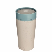 Kubek Circular Cup pojemność 340ml kolor kremowo - błękitny