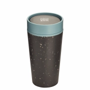 Kubek Circular Cup pojemność 340ml kolor czarno - błękitny