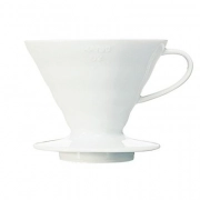 Hario dripper V60 ceramiczny biały rozmiar V02
