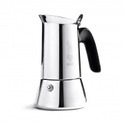 Bialetti New Venus kawiarka stalowa na indukcję pojemność 4 tz / 170 ml kolor srebrna