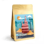 Poznańska Budowlanka kawa ziarnista mielona waga 250 g zmielona do kawiarki / moki / kafetierki