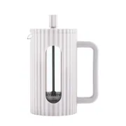 Klausberg French press zaparzacz do kawy i herbaty pojemność 600 ml kolor kremowy