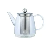 Kinghoff Szklany zaparzacz z sitkiem 900 ml