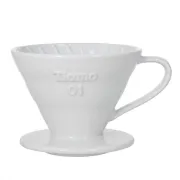 Dripper Ceramiczny Tiamo kolor biały rozmiar V01