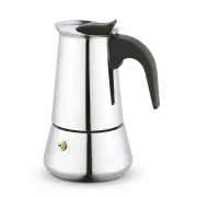 Kinghoff kawiarka stalowa na indukcję 6 tz / 300 ml srebrna
