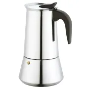 Kinghoff kawiarka stalowa na indukcję pojemność 12 tz / 600 ml kolor srebrna
