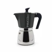 Pedrini Mia Full kawiarka na indukcję 6 tz / 300 ml stalowo-grafitowa
