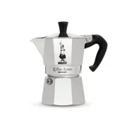 Bialetti Moka Express kawiarka aluminiowa na gaz 1 tz / 50 ml srebrna