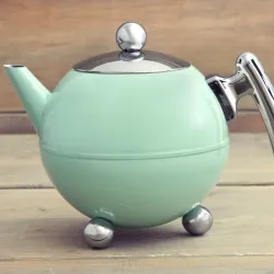 Bredemeijer Bella Ronde stalowy dzbanek pojemność 1.2 l kolor miętowy