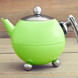 Bredemeijer Bella Ronde stalowy dzbanek pojemność 1.2 l kolor zielony