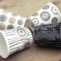 Organic zestaw 4 filiżanek 110ml