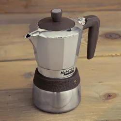 Pedrini MyMoka Induction pojemność 3 espresso kolor ciemnogranatowy