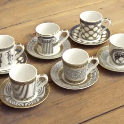 Coffeemania Palladium zestaw 6 filiżanek 100ml