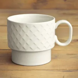 Sagaform Coffee filiżanka pojemność 400ml kolor biała