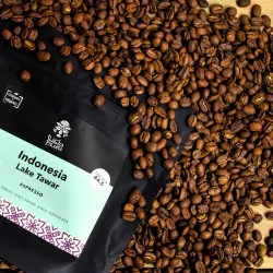 Indonesia Lake Tawar Sumatra Grade 1 waga 250 zmielona do kawiarka (moka)