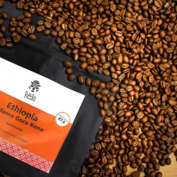 Ethiopia Sidamo Gora Kone Washing Station waga 250 zmielona do french press/Aeropress