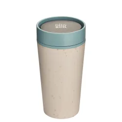 Kubek Circular Cup 340 ml kremowo-błękitny