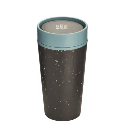 Kubek Circular Cup 340ml czarno - błękitny
