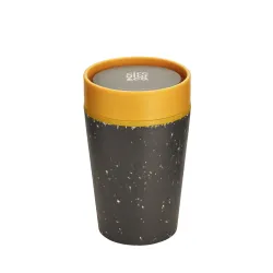 Kubek Circular Cup 227ml czarno - żółty