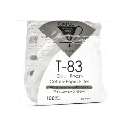 CAFEC Filtry papierowe TH-2 (dawniej T-83) Dark Roast 100 szt. pojemność 4 filiżanki