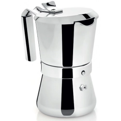 Giannini Giannina La Tradizione kawiarka stalowa na indukcję pojemność 6 tz / 300 ml kolor srebrna