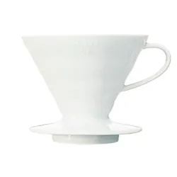 Hario dripper V60 ceramiczny kolor biały rozmiar V02