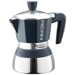 Pedrini MyMoka Induction Antracyt NEW pojemność 3 espresso